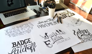 Image of Bob Dylan´s HAND LETTERING EXPERIENCE - GET ALL CARDS FOR FREE!