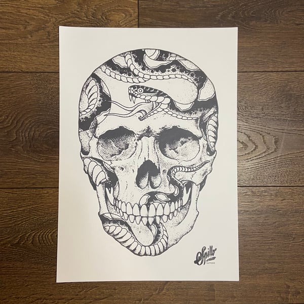 Image of Skull Print by Spillo 