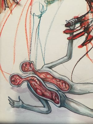 Image of Teod “Prison Sex” Hand Embellished LimitedEdition Giclée