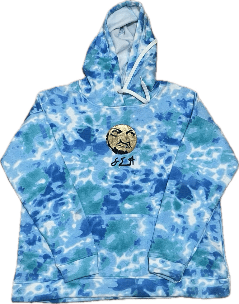 SE Tie dye Face Hoodie 
