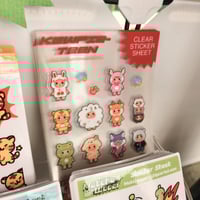 Image 3 of kewpie x miniteen clear sticker sheet 