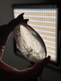 Image 10 of OPTICAL CALCITE FLAMES WITH BACKLIT RAINBOWS