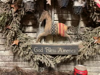 Image 4 of #1... God Bless America ~ 24 in Wreath ~