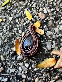 Image 1 of Banded Onyx/Ruby Pendant