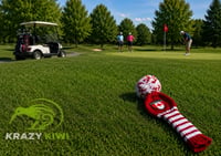 Image 4 of Canada Canuck custom Golf Club Cover hand knit logo  gift red white-bd750fe0