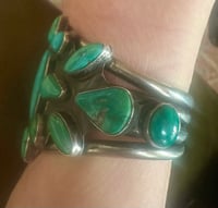 Image 4 of “Sunburst Sovereign” - Monumental turquoise cuff