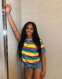 Plaid Mardi Gras Short Sleeve 