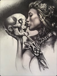 Image 1 of ‘THE LAST KISS’ - 7 x 5” - Valentine’s Day Complimentary Open Edition Print