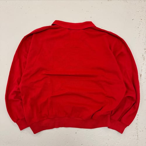 Image of 1980s Chemise Lacoste Collared Sweatshirt, Size Large