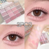 Image 8 of Love the 16-color eye shadow plate, pearlescent matte lying silkworm, brighten the low-saturated ear