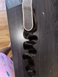 Image 2 of 18 inch 2x6 body wave closure 