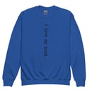 Image 9 of I love my hood youth crewneck sweatshirt