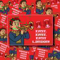Leyton Orient “East East East London” Stickers