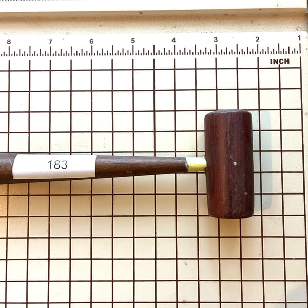 Image of Used Purpleheart Wood Mallet (item 183)