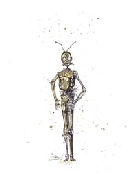 Image 10 of COMPLETE Tim Burton Star Wars Mystery 17 Print Set