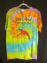 Image 1 of LARGE  Shrimply Irresistible Tie Dye Shirt 2