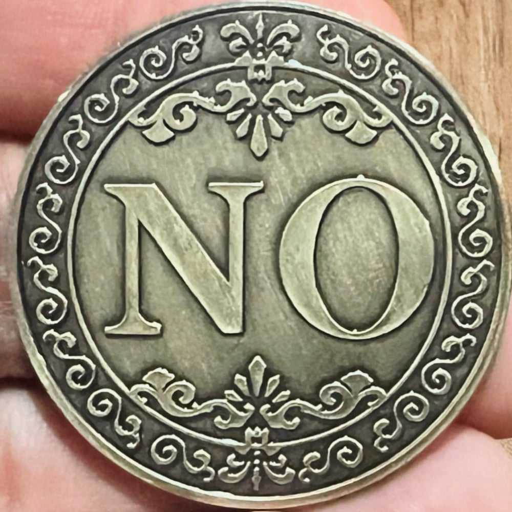 Image of YES/NO DECISION COIN