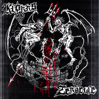 Image 1 of Klonns / Zenocide “split” LP (Japanese Import)