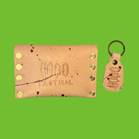 Image 3 of SPLATTER RIVET WALLET w/Keychain