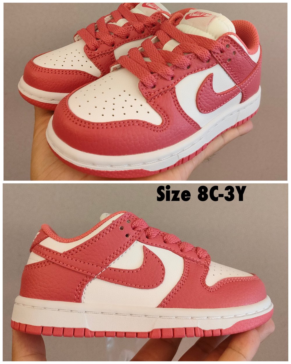 Image of Custom Sneakers Salmon Pink 8c - 3Y