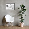 Bluffs Surf Print - Framed