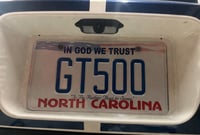 Image 1 of 2005-09 Mustang License Plate Camera Mount