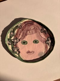 Porcelain plate Face