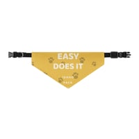 Image 3 of Easy Does It Dog Bandana | Yellow