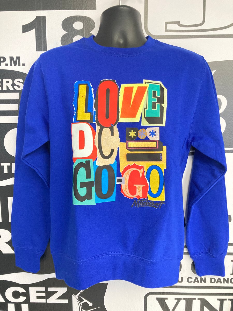 Image of Royal Blue LOVE DC GOGO "Drop Off" Sweatshirt