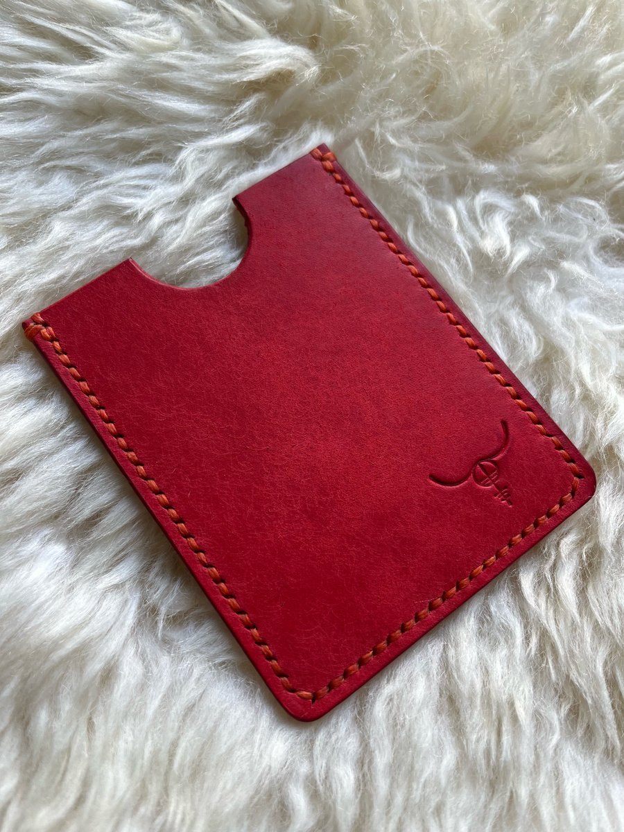 Image of Red Pueblo Cardholder (Blaze Orange)