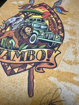 Image of 5x7" "Jambo!" Print