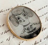 Image 3 of Tattooed Lady Brooch 