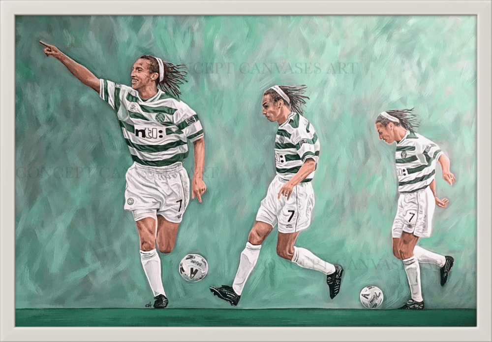 Image of ‘The Larsson Chip’ Framed Original 
