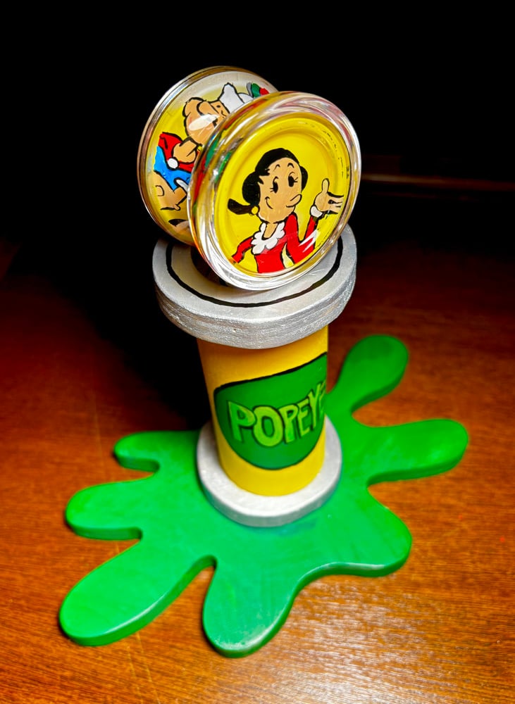 Image of Popeye Duncan Freehand One with Spinach Can Display