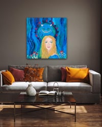 Image 3 of Original Painting - Whimsical Wonderland 76 x 76cms
