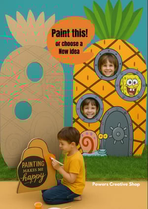 Jumbo cutout (Color on Wood) 