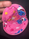 Pink shark Pouch