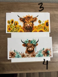 Image 2 of Highland Cow Decals 