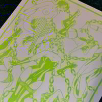 Image 2 of Ohh Errr Missus screen print glow in the dark