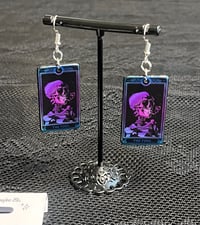 Image 3 of “THE FOOL” TAROT CARD EARRINGS