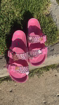 Image 1 of Pink Hello Kitty Sandals (size 8
