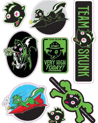 Team Skunk Sticker sheets 2