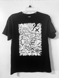 Image 1 of 'Here Be Death' Screenprint Tees