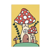 Mushroom Cottage Print