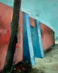 Image 1 of Painting / maleri / "ISLANDS BRYGGE – Malerdrømme og tankestreger – Havneparken II" 