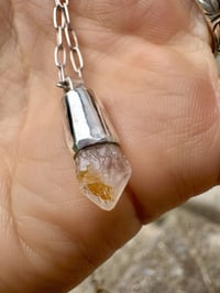 Image 3 of Baby Crystal Point talisman necklace 