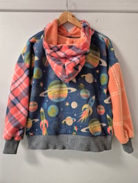 Image 2 of Kylie Jane Fleece hoodie - galactic 