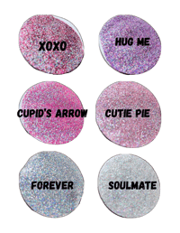 Image 2 of Holo Hearts Watercolor Half Pans LIMITED EDITION✨