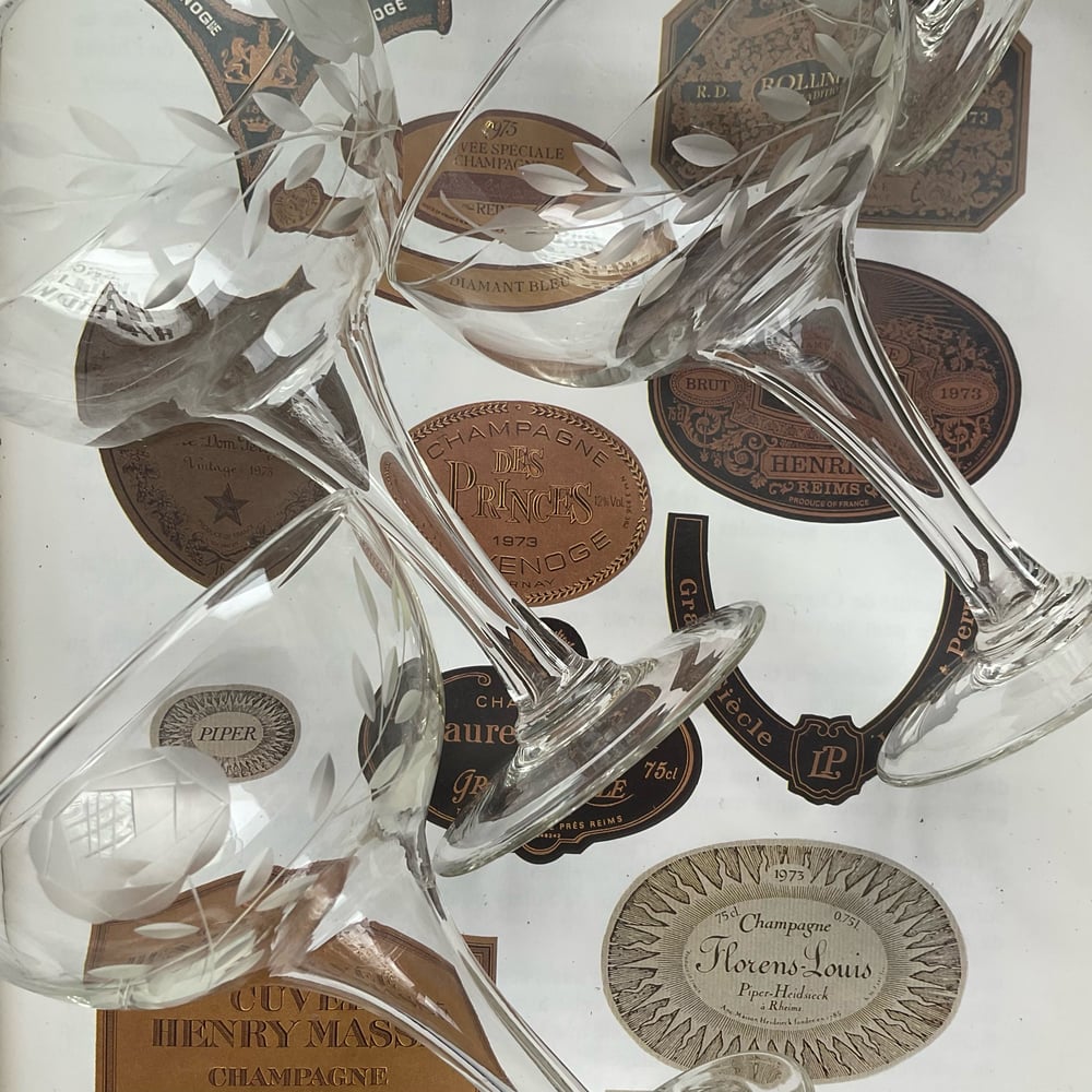 Image of Hollow Stem Champagne Coupes