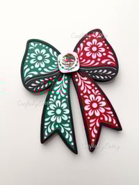 MEXICAN TALAVERA TWO TONE BOW SVG